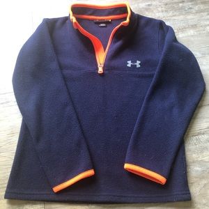 Under Armour navy fleece pullover